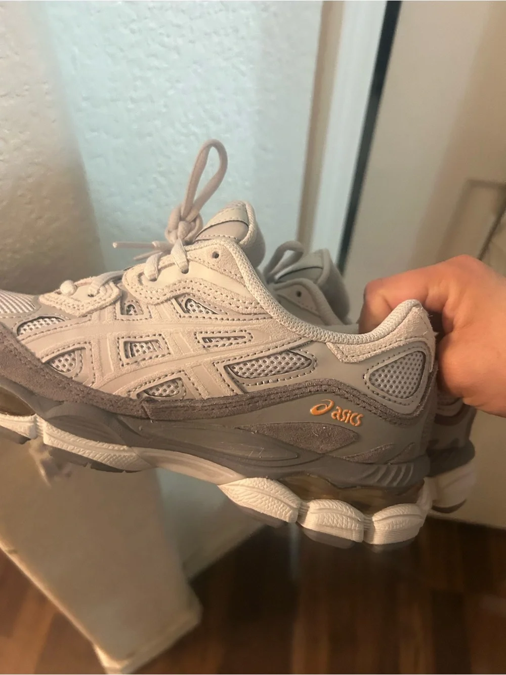 Asics Women's White and Gray Athletic Shoes